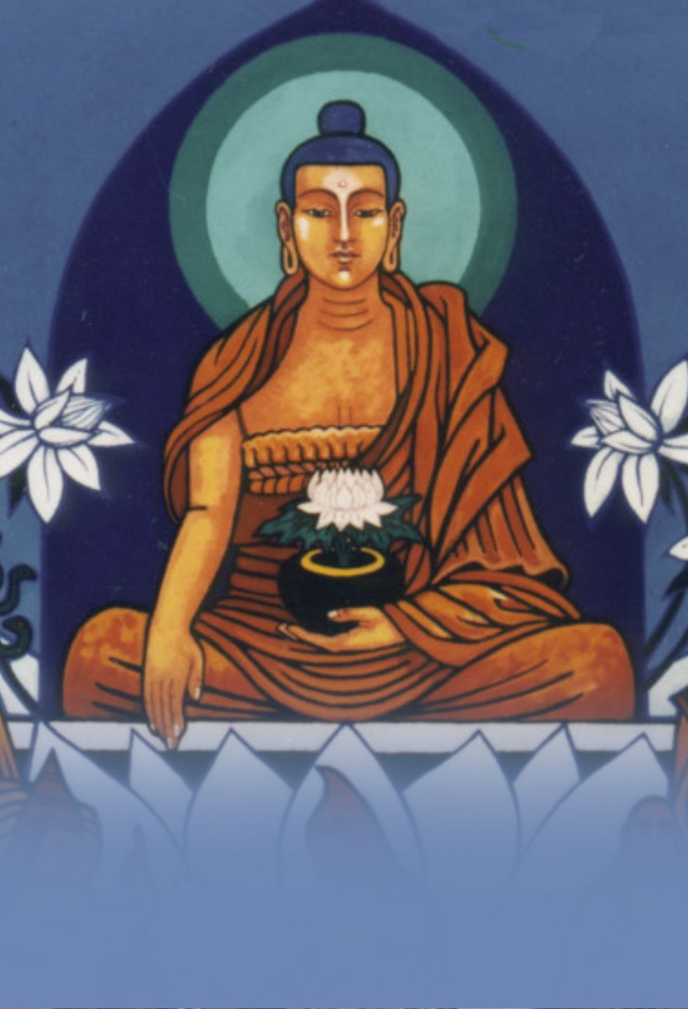 Po medytacji w Sanghaloce